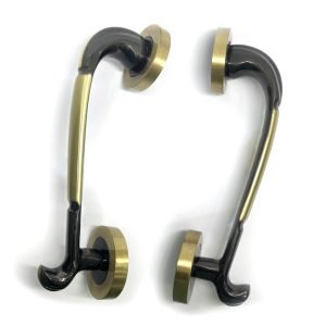 Brass Curve Main door Handle