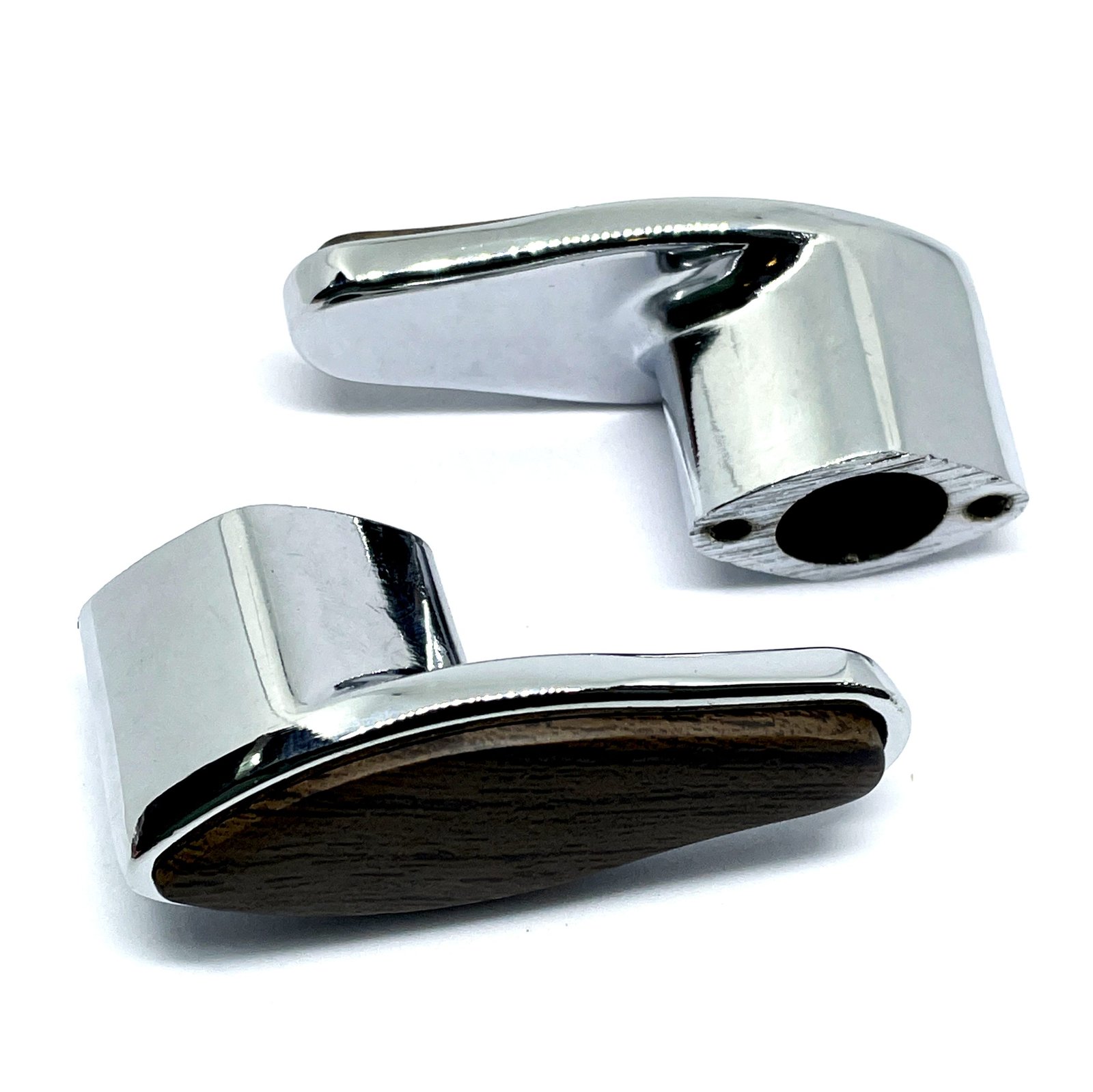 Stainless Steel Wooden Texture Knobs