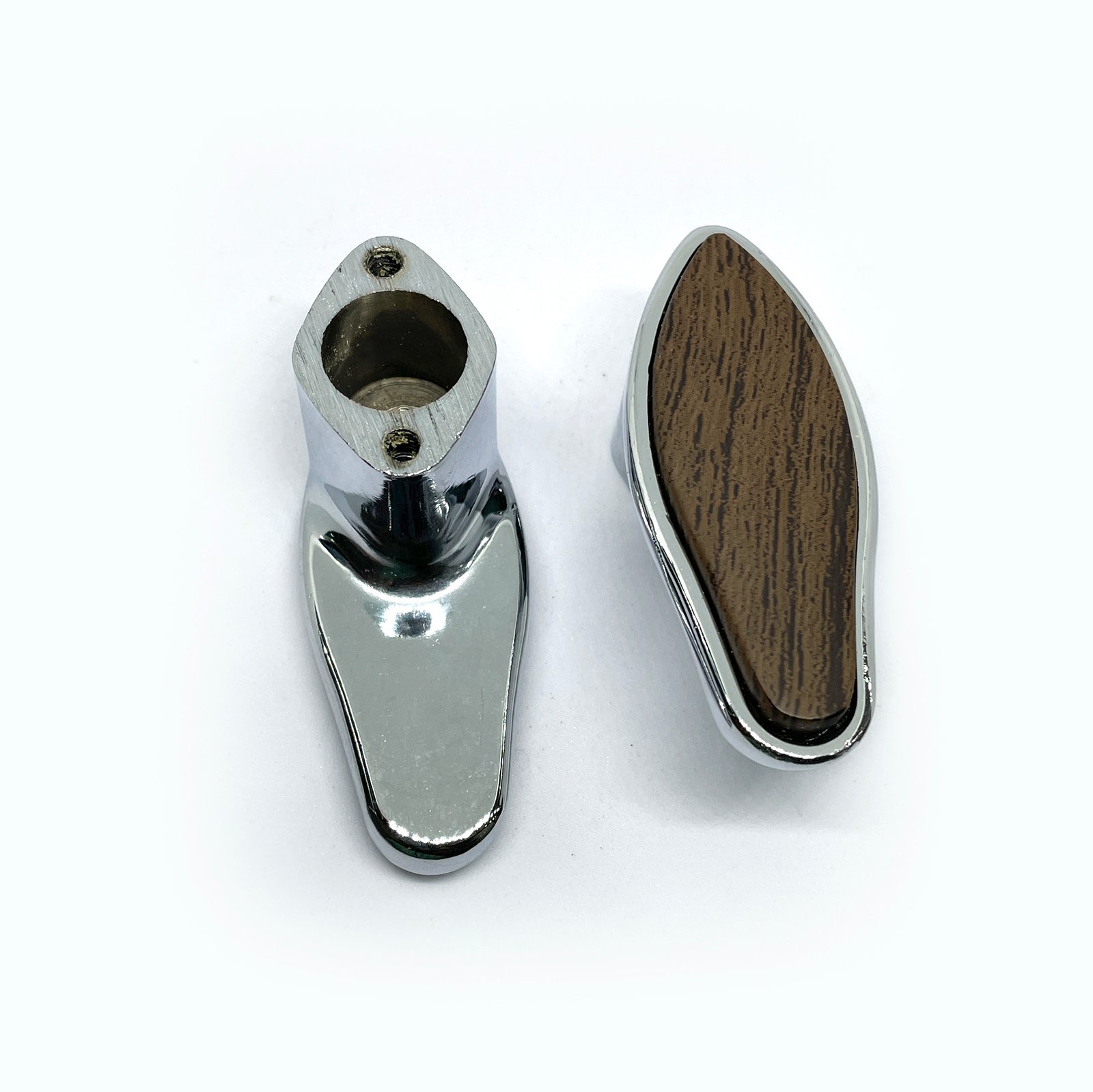 Stainless Steel Wooden Texture Knobs - Image 2